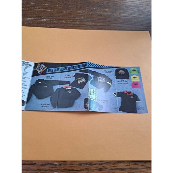 1990 Rusty Wallace MGD NASCAR Schedule Foldout Miller Beer Promo Racing Cruise - Picture 8 of 10